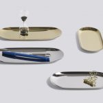GOLD & SILVER TRAYS BY HAY